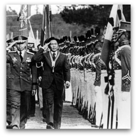 Ferdinand Marcos sends troops to Vietnam