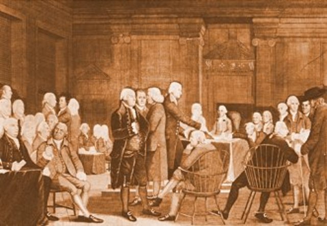 Second continental congress meets