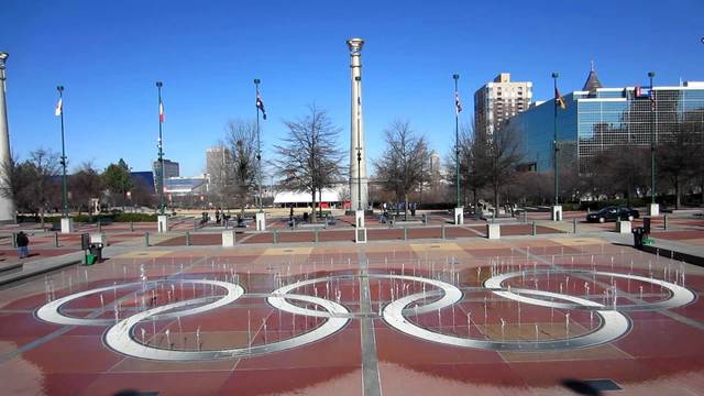 when I went to Centennial Olympic Park