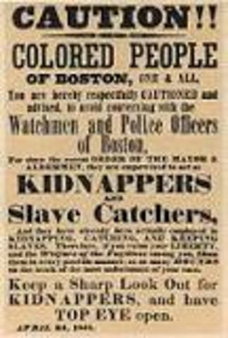 Fugitive Slave act of 1850