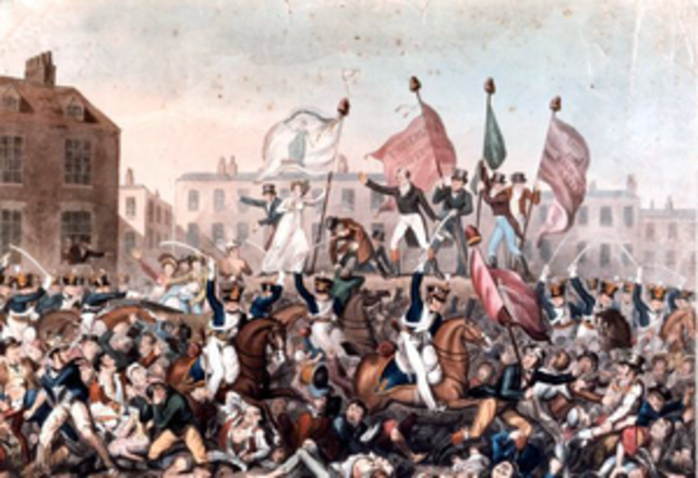 Great Britain: Peterloo Massacre
