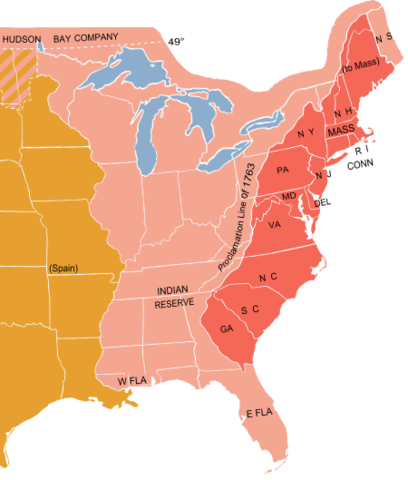 The Proclamation Line of 1763