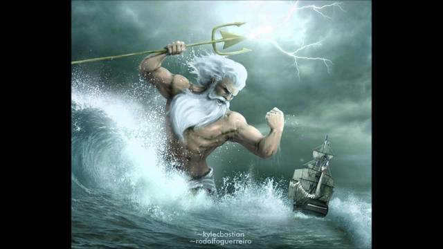 Poseidon Petrifies the Ship