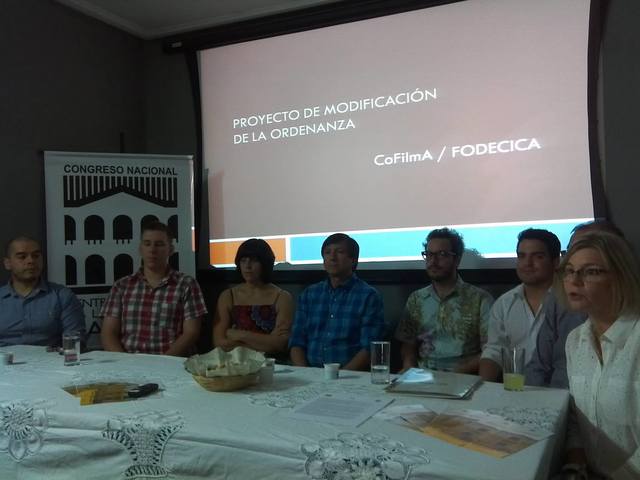 Proyecto de modificación de la Ordenanza COFILMA / FODECICA
