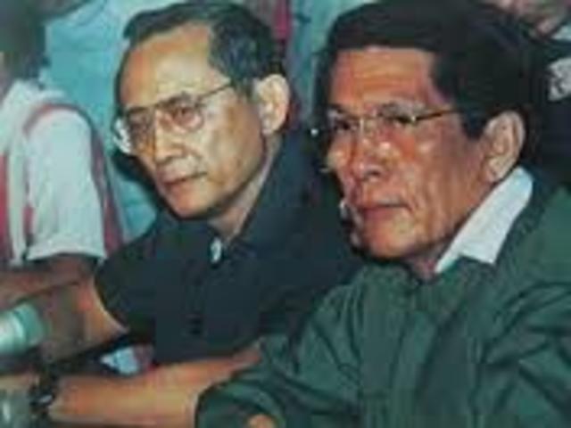 Ramos and Enrile Defection