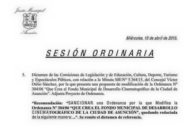 La Junta Municipal sanciona la modificación de FODECICA