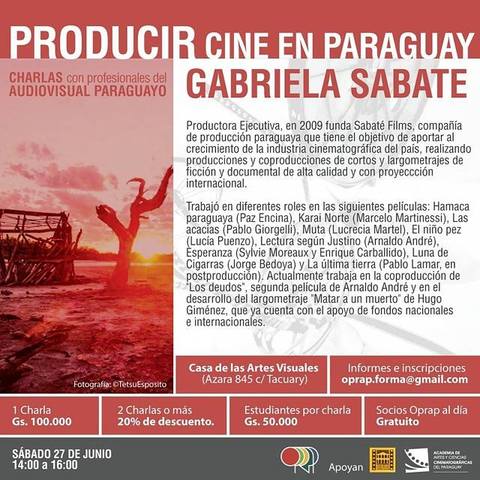 Producir Cine en Paraguay, con Gabriela Sabaté