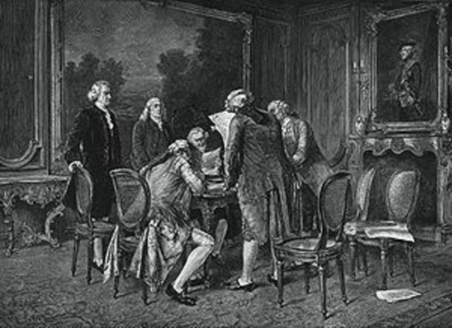 The Sigining of the Treaty of Paris