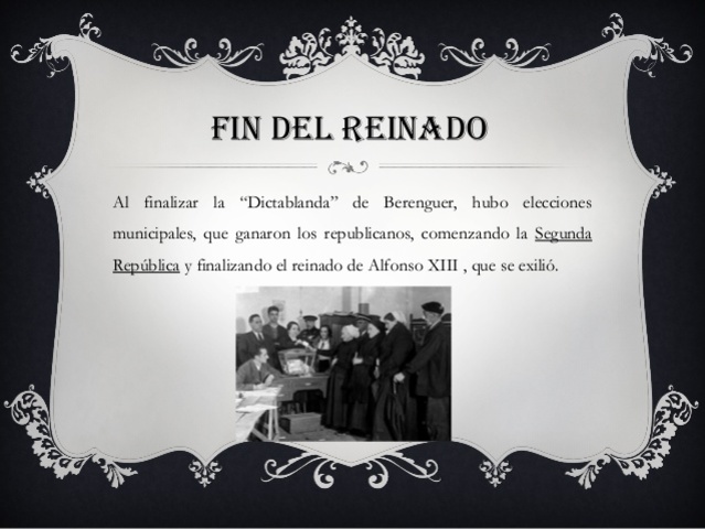 Exilio de Alfonso XIII y proclamación de la II República.