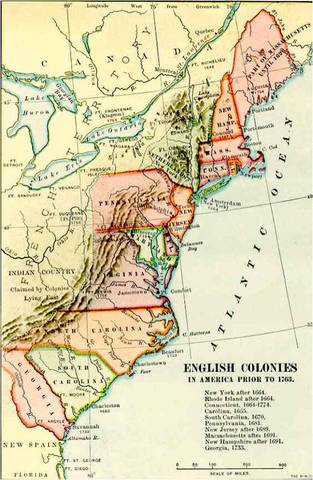Early English Colonies