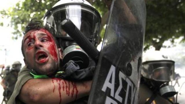 Nationale protester og gadekamp