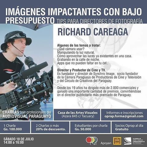 Charla con el Director de Fotografía Richard Careaga