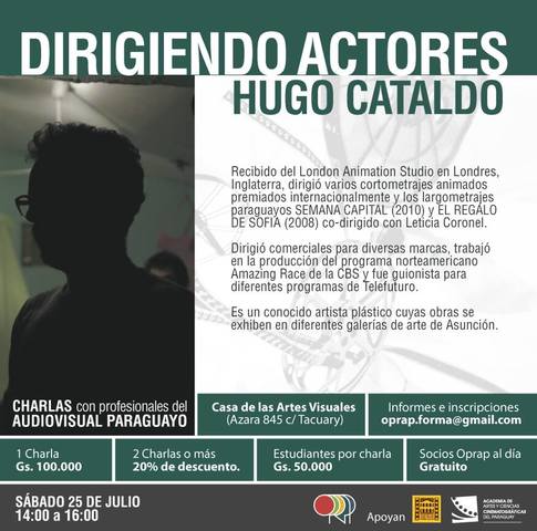 Dirección de Actores con Hugo Cataldo