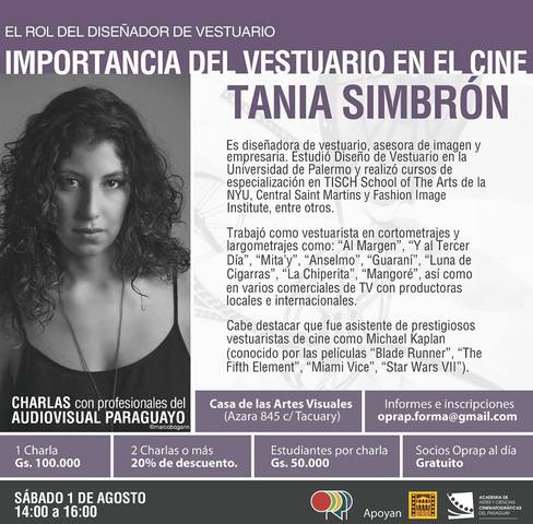 La importancia del vestuario en el cine, con Tania Simbrón