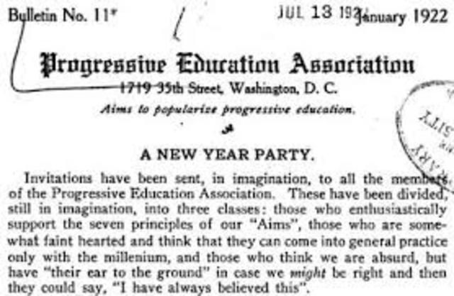 Progressive education programs