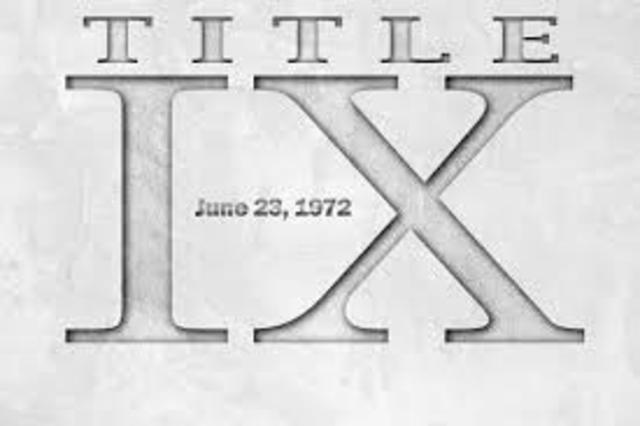 Title IX prohibits sex discrimination in schools