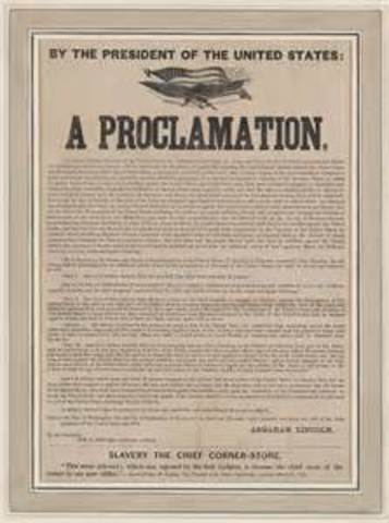 The Emancipation Proclamation