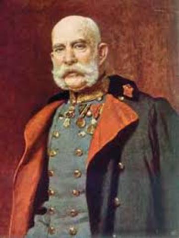 Emperor Franz Joseph of Austria Hungary declares war on Serbia