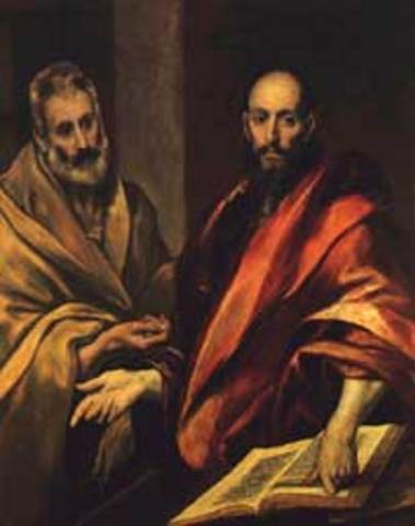 Pablo y Bernabe misioneros entre los gentiles.