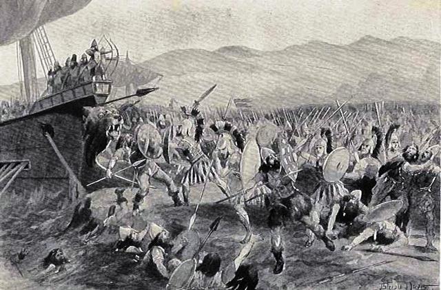 Greek Defeats Persians at Martahon