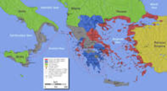 End of the Peloponnesian war