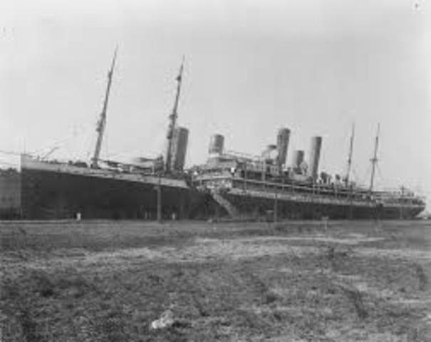 First American ship sunk by German Submarine