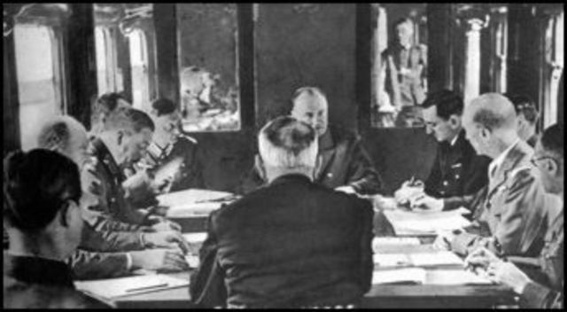 Armisticio Franco-Alemán en Compiègne.