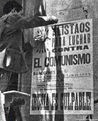 Reclutamiento de la División Azul.