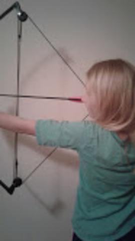 I got a bow and arrow for Christmas