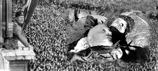 Caída de Mussolini.