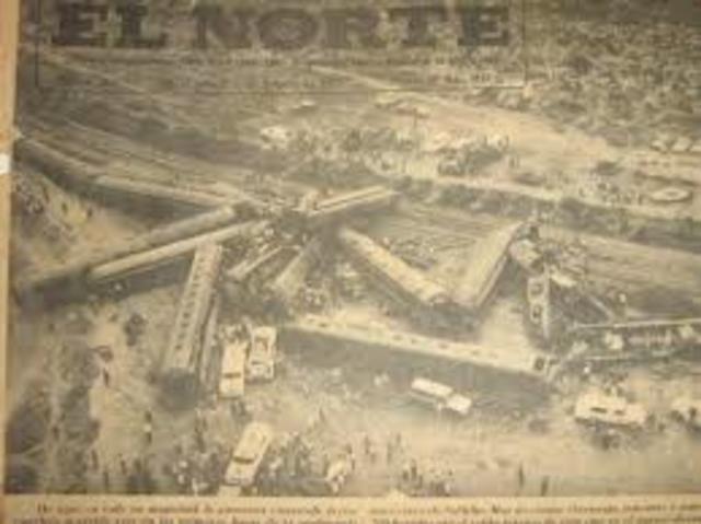 ACCIDENTE FERROVIARIO COAHUILA, 1972