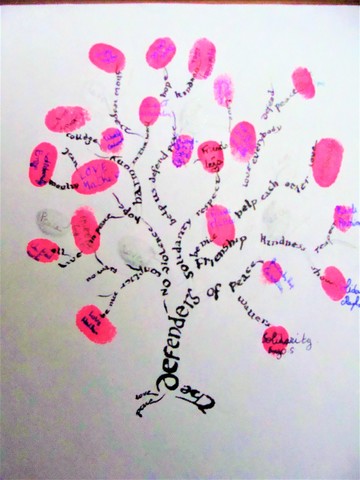 The Peace fingerprint tree of the 6ème Vert