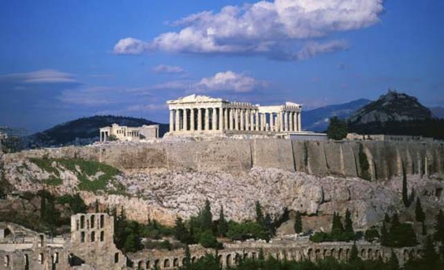 The Parthenon and Acropolis