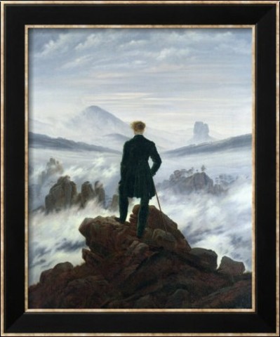 "Le voyageur au dessus de la mer de nuages" CDF