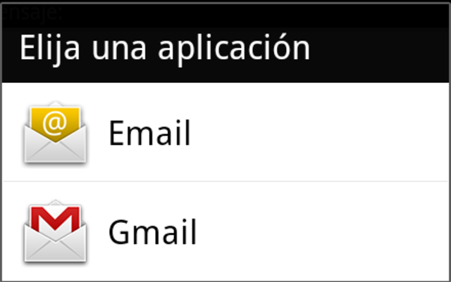 Creación de la primer aplicación de correo