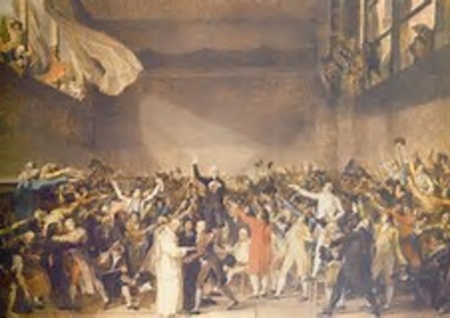 The Tennis Court Oath/Creation of the National Assemble
