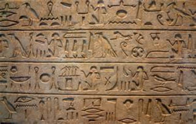 Comparsa della scrittura nell'antico Egitto