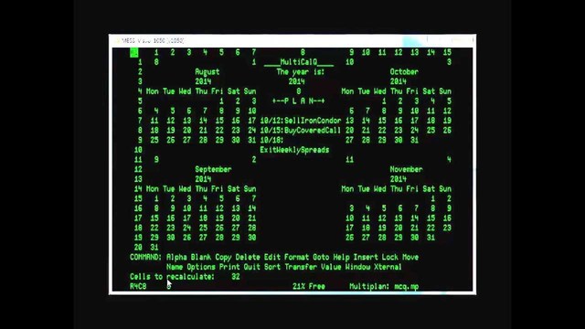 Microsoft Multiplan.