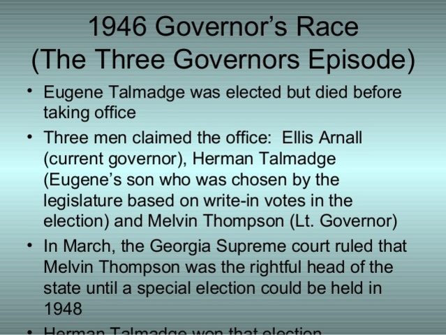 1946 Governor's Race