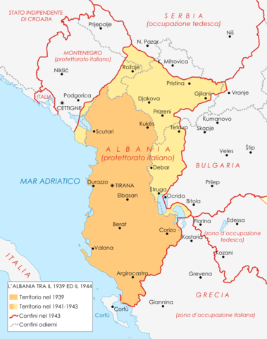 occupazione dell'Albania