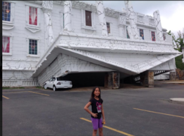 Upside down White House