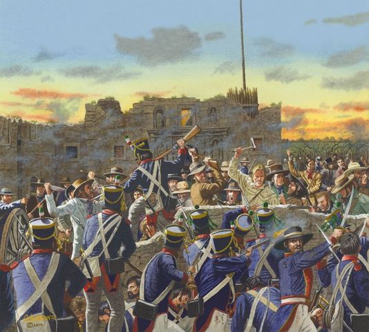 Houston's troops attack Mexican troops saying,"Remember the Alamo!"