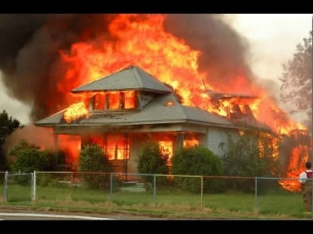 Burning of the Berry's House