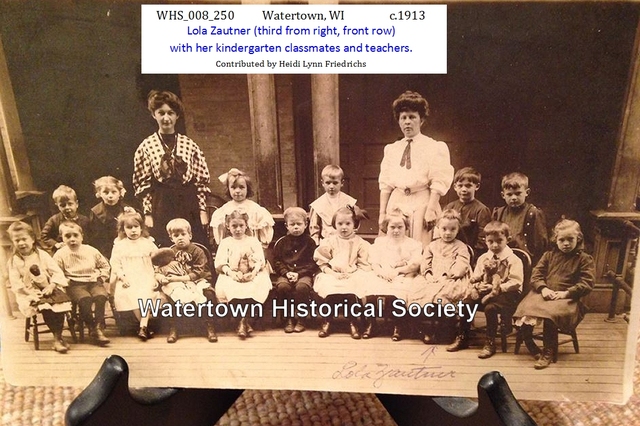 1855 First kindergarten (German language) in United States