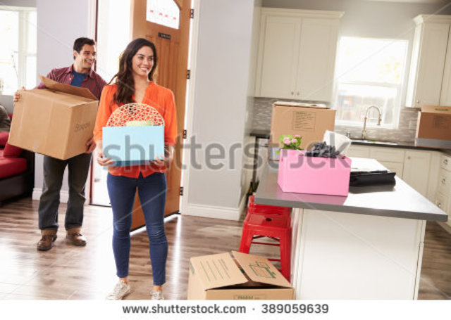 When i went to my friends new house.