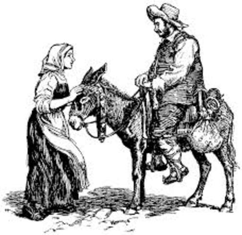 Dulcinea y Sancho Panza