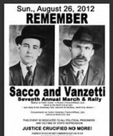 Sacco and Vanzetti excuted