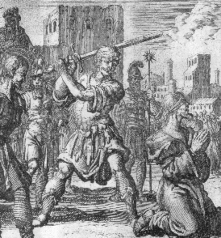 Jacobo el Mayor es asesinado por ser cristiano