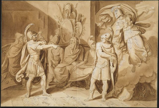 odysseus and achilles avoid the army