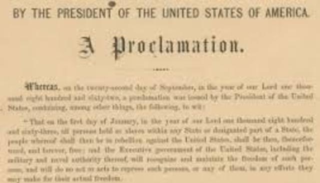 The Emancipation Proclamation
